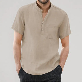 Camisa Masculina de Linho Marenzzo