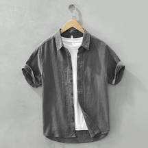 Camisa de Linho Masculina Old Money Itália