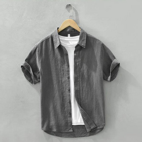 Camisa de Linho Masculina Old Money Itália