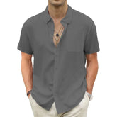 Camisa Masculina de Linho Marenzzo Riviera