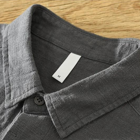 Camisa de Linho Masculina Old Money Itália