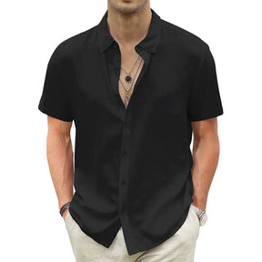 Camisa Masculina de Linho Marenzzo Riviera