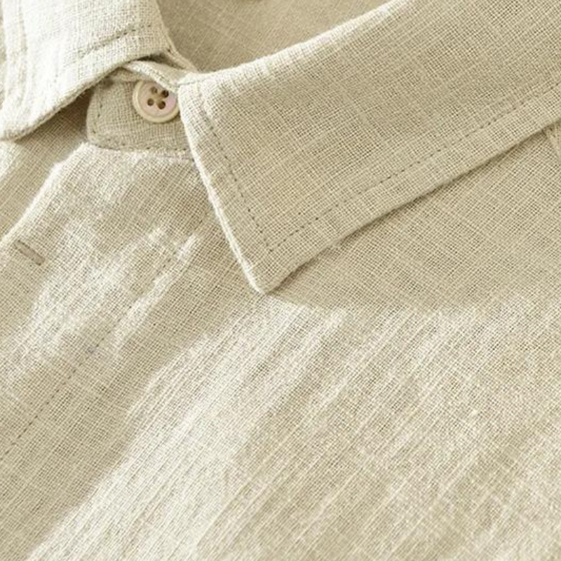 Camisa de Linho Masculina Old Money Itália