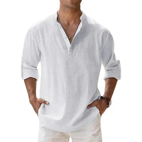 Camisa de Linho Masculina Marenzzo - Hawaiian
