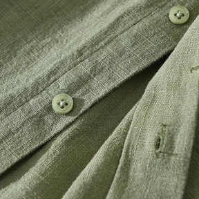 Camisa de Linho Masculina Old Money Itália