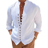 Camisa de Linho Masculina Marenzzo - Luxury Spring