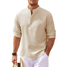 Camisa de Linho Masculina Marenzzo - Beach Wear
