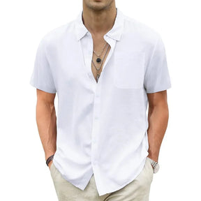 Camisa Masculina de Linho Marenzzo Riviera