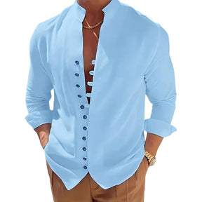 Camisa de Linho Masculina Marenzzo - Luxury Spring