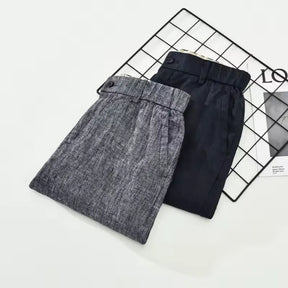 Bermuda de Linho Masculina Marenzzo Grano