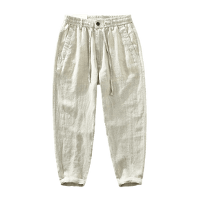 Calça de Linho Masculina Marenzzo Mônaco