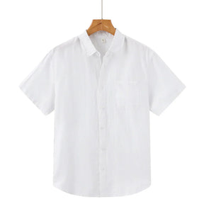 Camisa Masculina de Linho Marenzzo