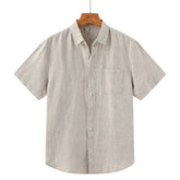 Camisa Masculina de Linho Marenzzo