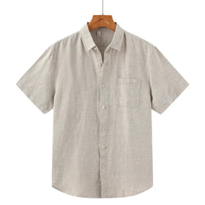 Camisa Masculina de Linho Marenzzo