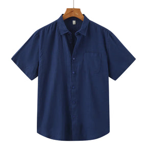 Camisa Masculina de Linho Marenzzo