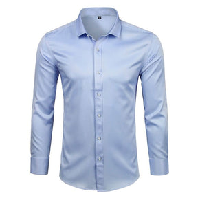 Camisa Social Masculina Slim Elástica Marenzzo
