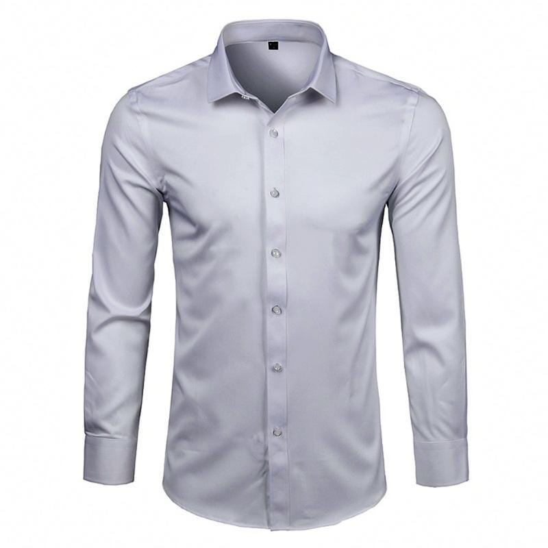 Camisa Social Masculina Slim Elástica Marenzzo