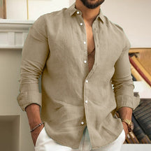 Camisa de Linho Masculina Marenzzo