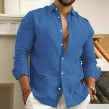 Camisa de Linho Masculina Marenzzo