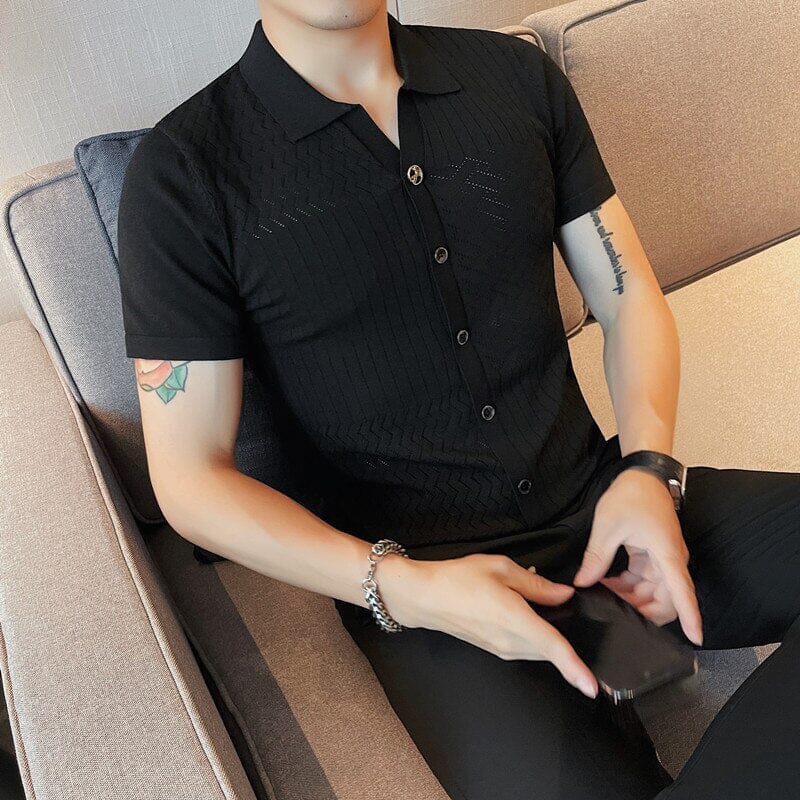 Camisa Polo Masculina Marenzzo Vintage