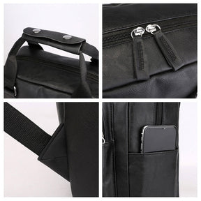 Mochila Executiva em Couro Marenzzo Milan