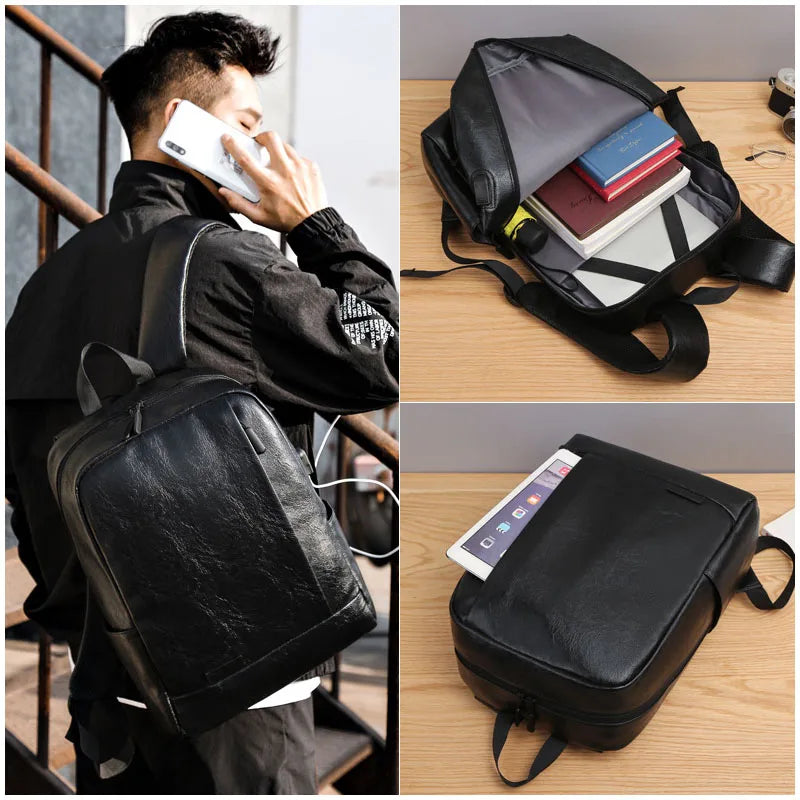 Mochila Executiva em Couro Marenzzo Munich