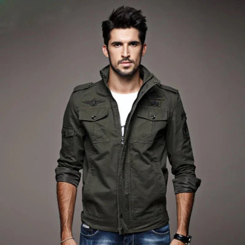 Jaqueta Militar Masculina Marenzzo Casual