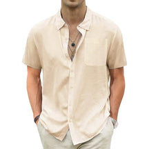 Camisa Masculina de Linho Marenzzo Riviera