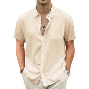 Camisa Masculina de Linho Marenzzo Riviera