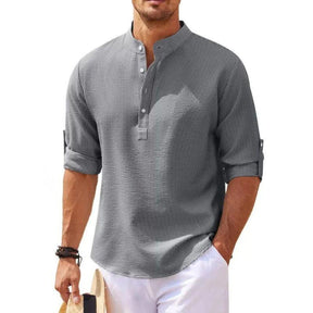 Camisa de Linho Masculina Marenzzo - Beach Wear