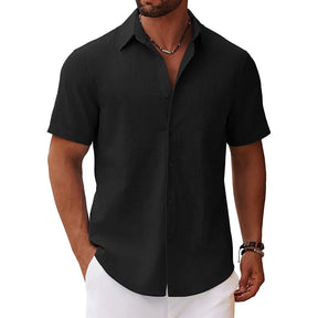 Camisa Masculina de Linho Marenzzo Toscana