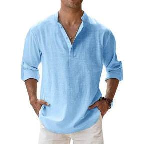 Camisa de Linho Masculina Marenzzo - Hawaiian