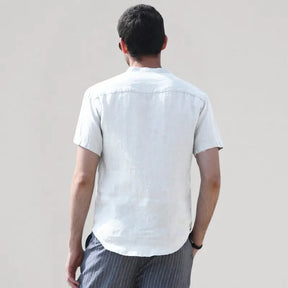 Camisa Masculina de Linho Marenzzo