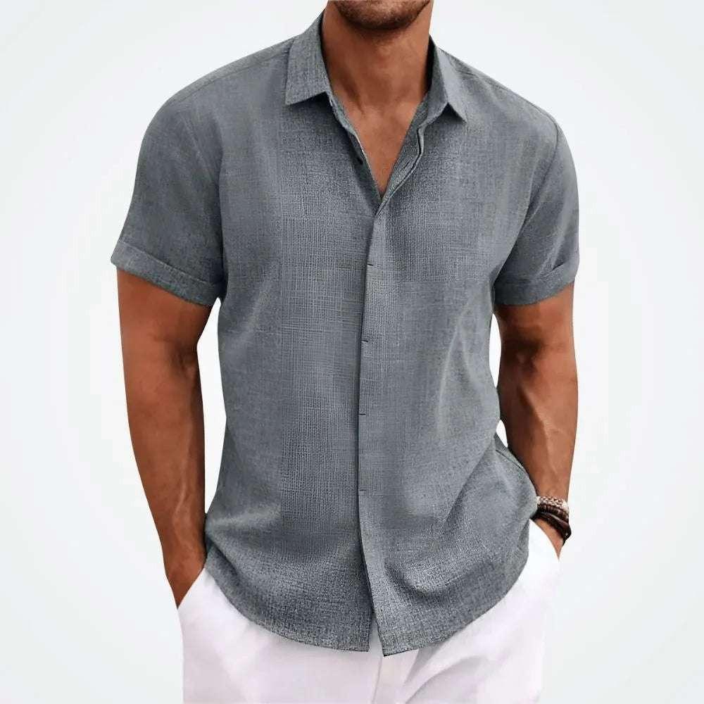 Camisa de Linho Masculina Marenzzo - Spring Elegance