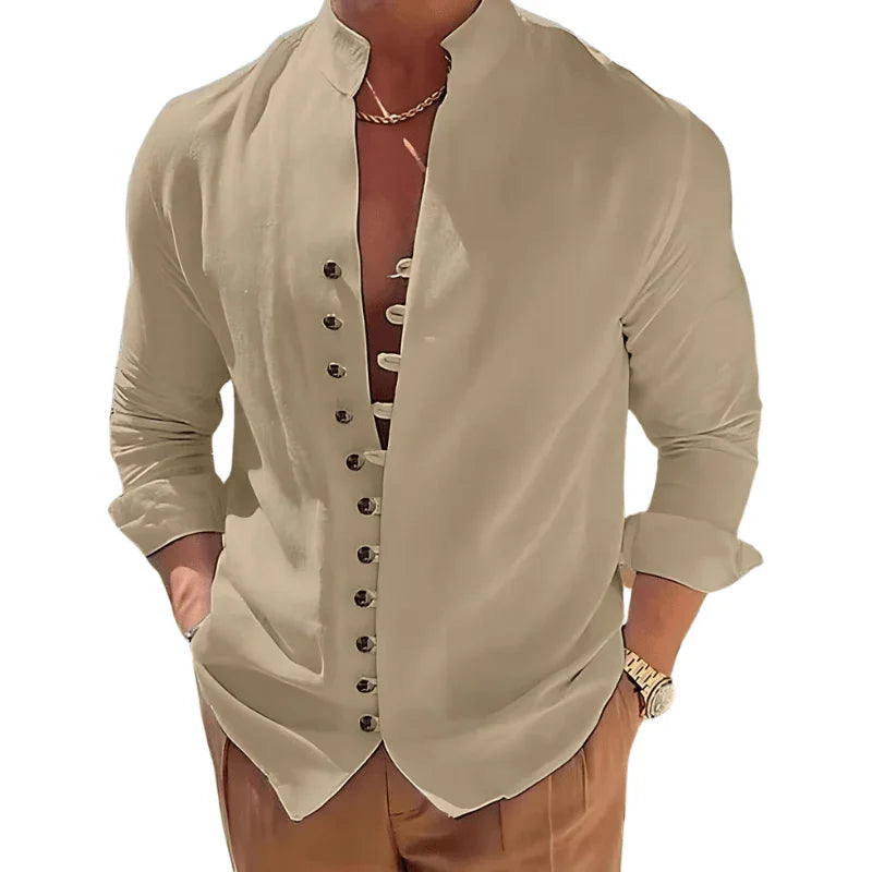 Camisa de Linho Masculina Marenzzo - Luxury Spring