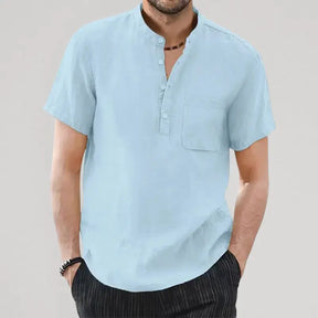 Camisa Masculina de Linho Marenzzo